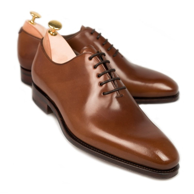 Carmina Shell Cordovan Wholecut 910 Rain Bourbon