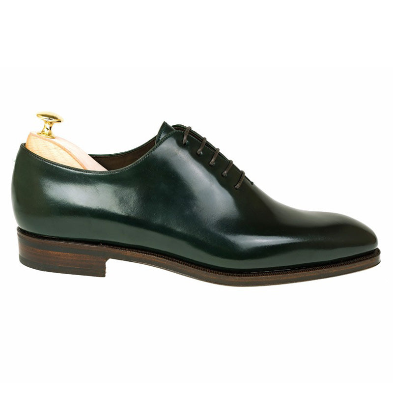Carmina Shell Cordovan Wholecut 910 Rain Green