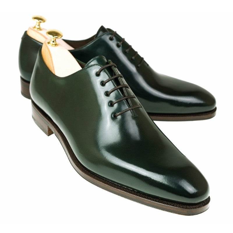 Carmina Shell Cordovan Wholecut 910 Rain Green