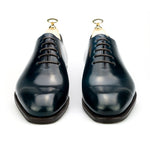 Carmina Shell Cordovan Wholecut 910 Rain Navy