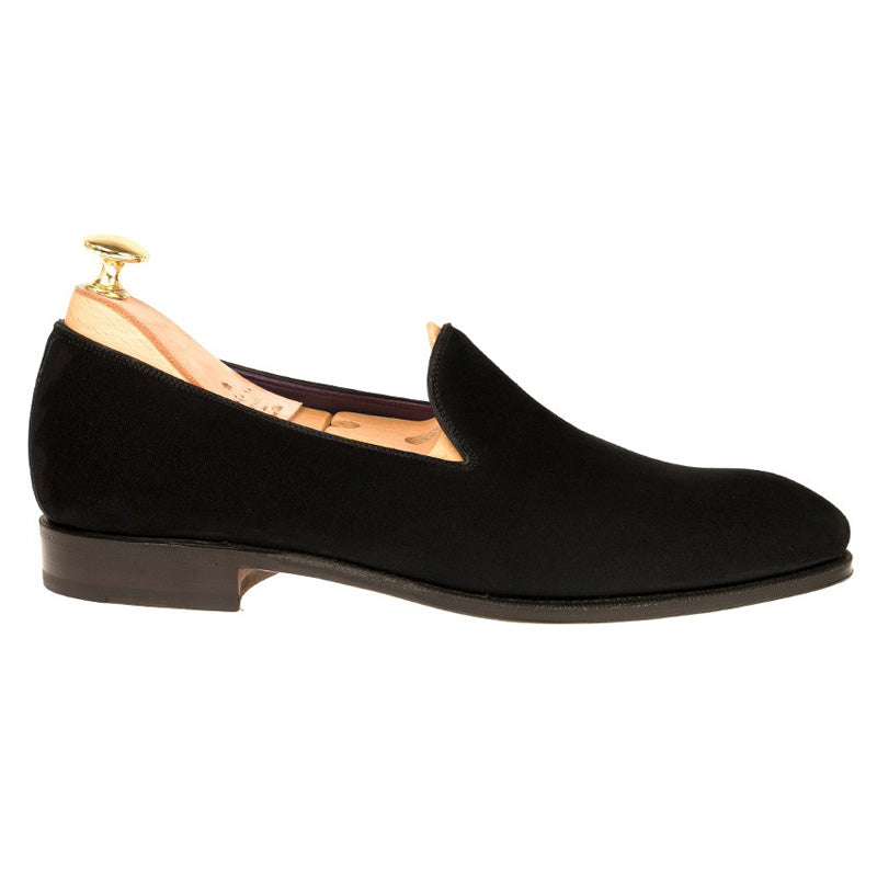 Carmina Slippers 80384 Uetam Black Suede