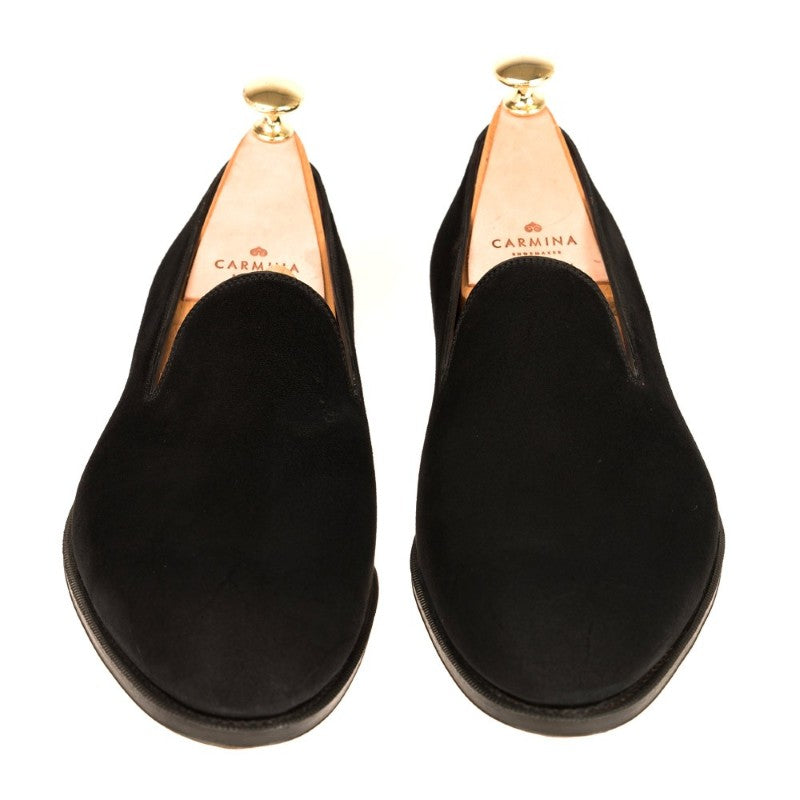 Carmina Slippers 80384 Uetam Black Suede