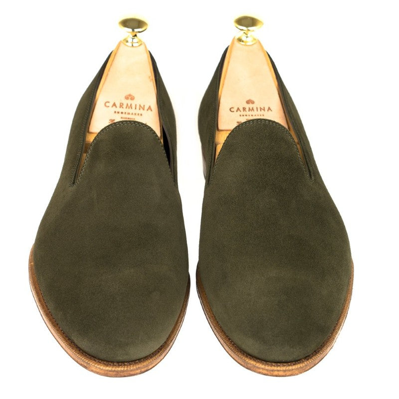 Carmina Slippers 80384 Uetam Loden Suede