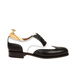 Carmina Spectator Shoes 814 Forest Black and White