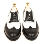 Carmina Spectator Shoes 814 Forest Black and White