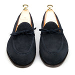 Carmina String Loafers 80228 Uetam Navy Suede
