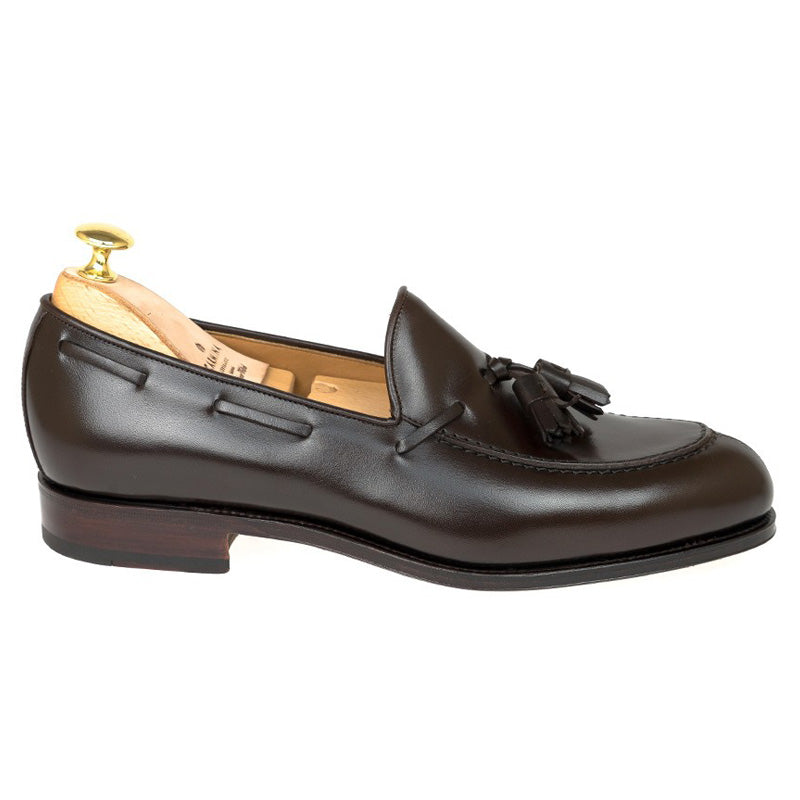 Carmina Tassel Loafers 734 Forest EEE Brown