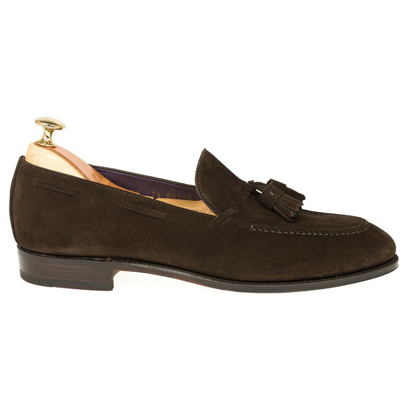 Carmina Tassel Loafers 80215 Uetam Brown Suede