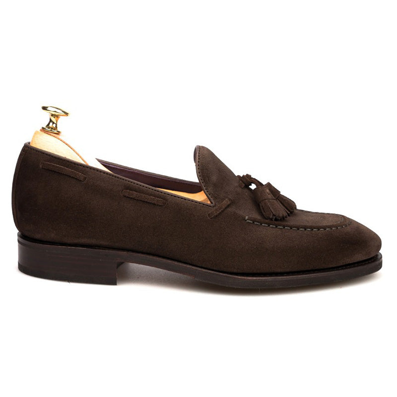 Carmina Tassel Loafers 80289 Uetam Brown Suede