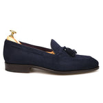 Carmina Tassel Loafers 80289 Uetam Navy Suede