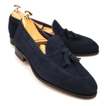 Carmina Tassel Loafers 80289 Uetam Navy Suede