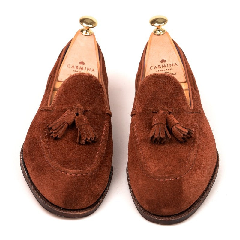 Carmina Tassel Loafers 80289 Uetam Polo Suede