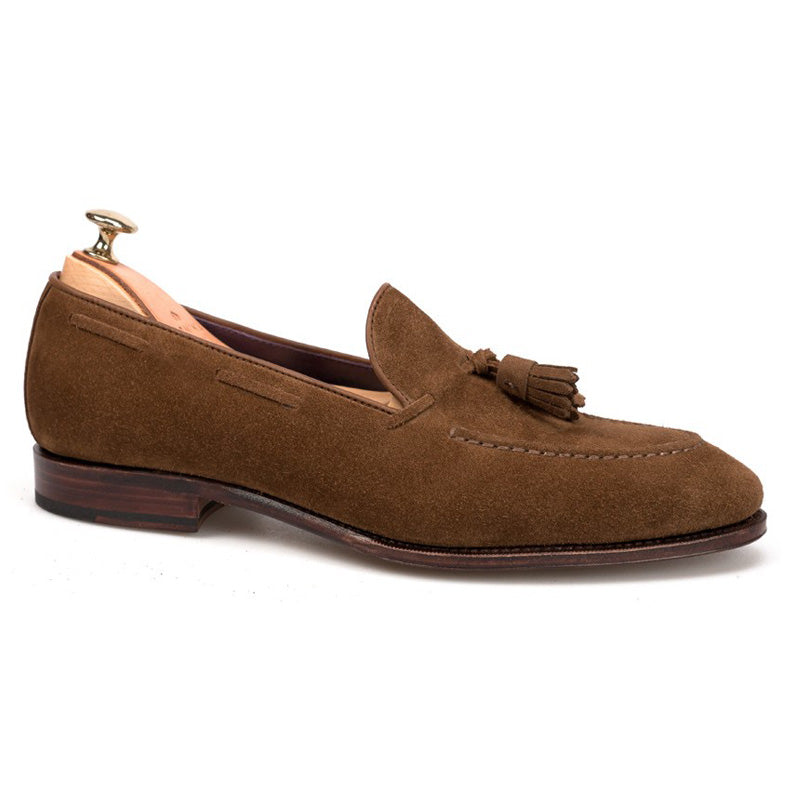 Carmina Tassel Loafers 80289 Uetam Snuff Suede