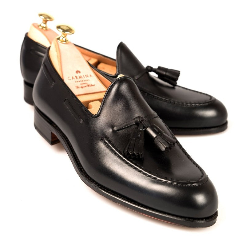 Carmina Tassel Loafers 80367 Forest Black