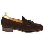 Carmina Tassel Loafers 80367 Forest Brown Suede