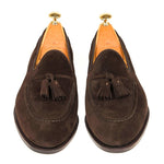 Carmina Tassel Loafers 80367 Forest Brown Suede