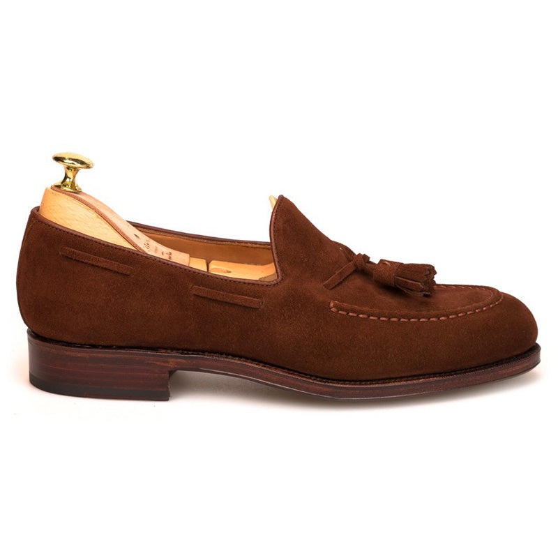 Carmina Tassel Loafers 80367 Forest Polo Suede