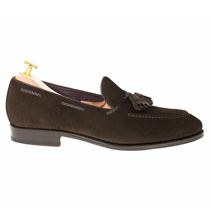 Carmina Tassel Loafers 80371 Uetam Brown Suede