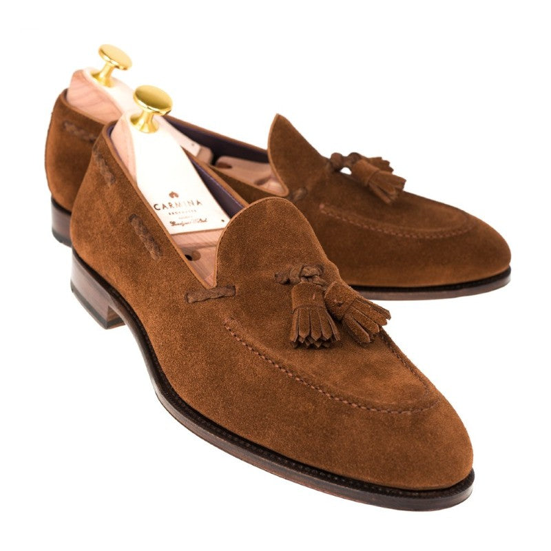 Carmina Tassel Loafers 80371 Uetam Polo Suede