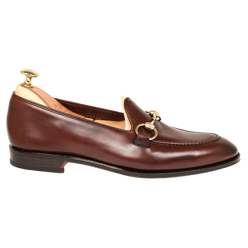 Carmina Unlined Horsebit Loafers 80643 Uetam Burgundy