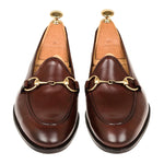 Carmina Unlined Horsebit Loafers 80643 Uetam Burgundy
