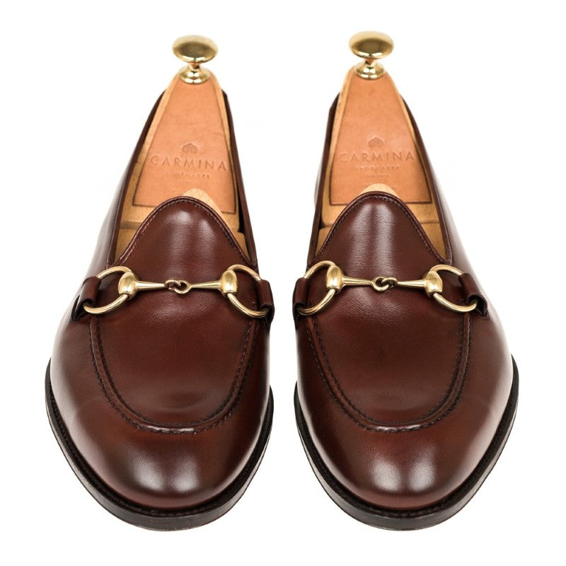 Carmina Unlined Horsebit Loafers 80643 Uetam Burgundy