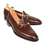 Carmina Unlined Horsebit Loafers 80643 Uetam Burgundy