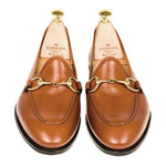 Carmina Unlined Horsebit Loafers 80643 Uetam Tan