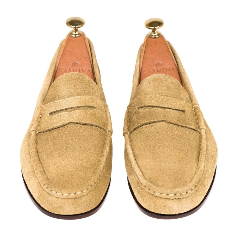 Carmina Unlined Penny Loafers 80646 Xim Gaucho