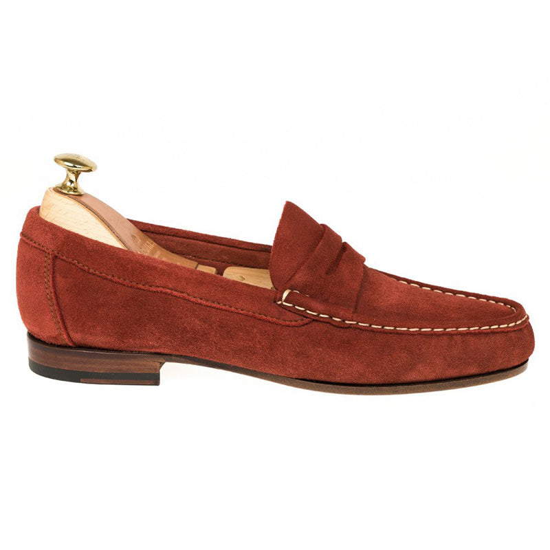 Carmina Unlined Penny Loafers 80646 Xim Sign