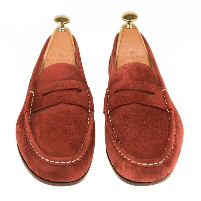 Carmina Unlined Penny Loafers 80646 Xim Sign