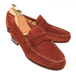 Carmina Unlined Penny Loafers 80646 Xim Sign