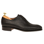 Carmina Wholecut Braided Shoes 80138 Rain Black