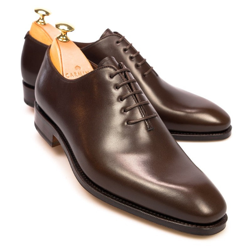 Carmina Wholecut Oxfords 910 Rain Brown