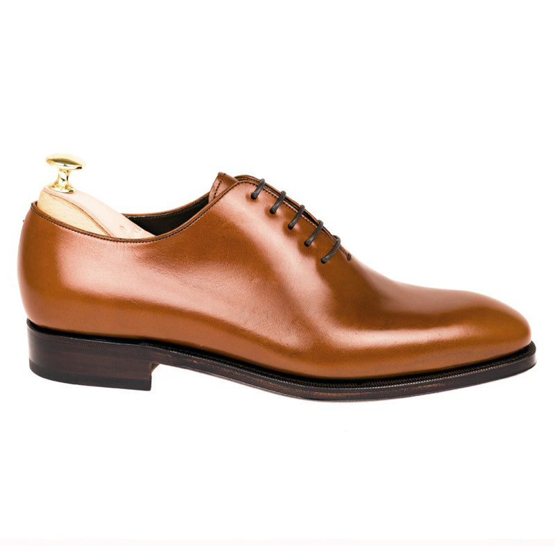 Carmina Wholecut Oxfords 910 Rain EEE Tan