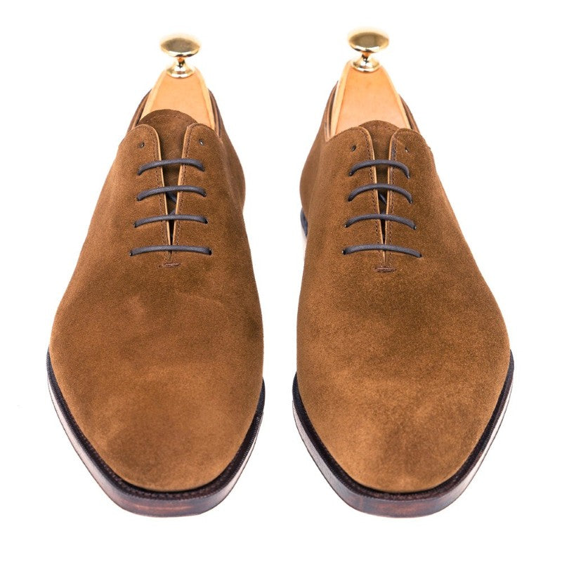 Carmina Wholecut Oxfords 910 Rain Snuff Suede