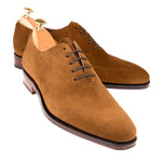 Carmina Wholecut Oxfords 910 Rain Snuff Suede