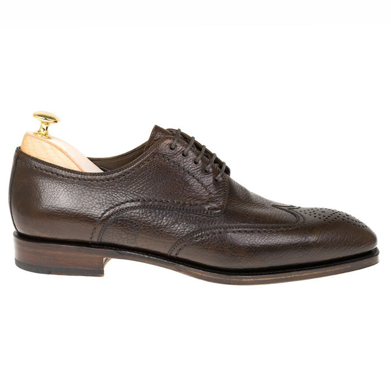 Carmina Wingtip Derby Shoes 80571 Simpson Chestnut