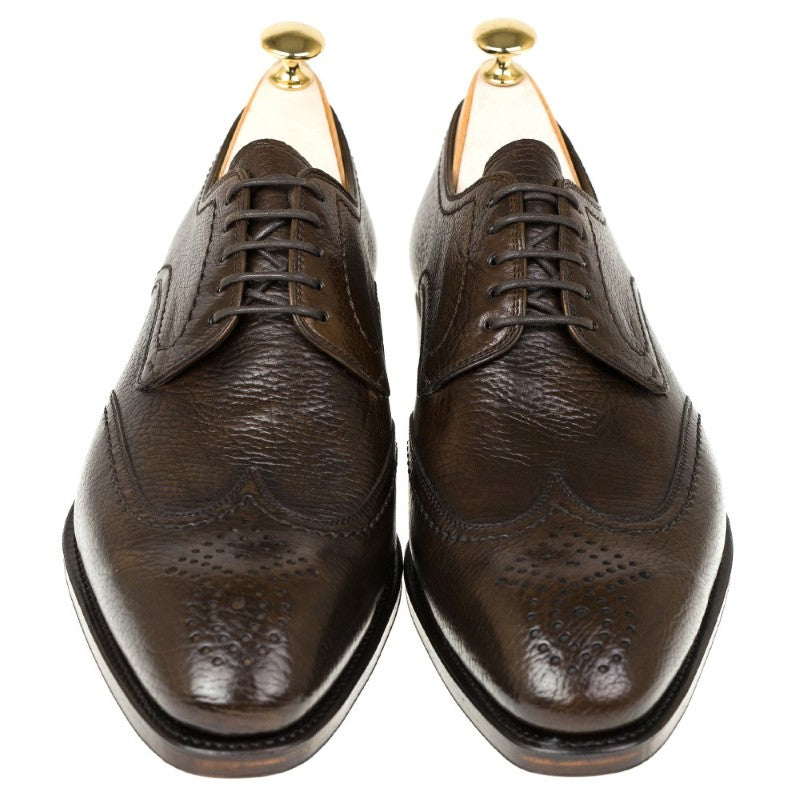 Carmina Wingtip Derby Shoes 80571 Simpson Chestnut