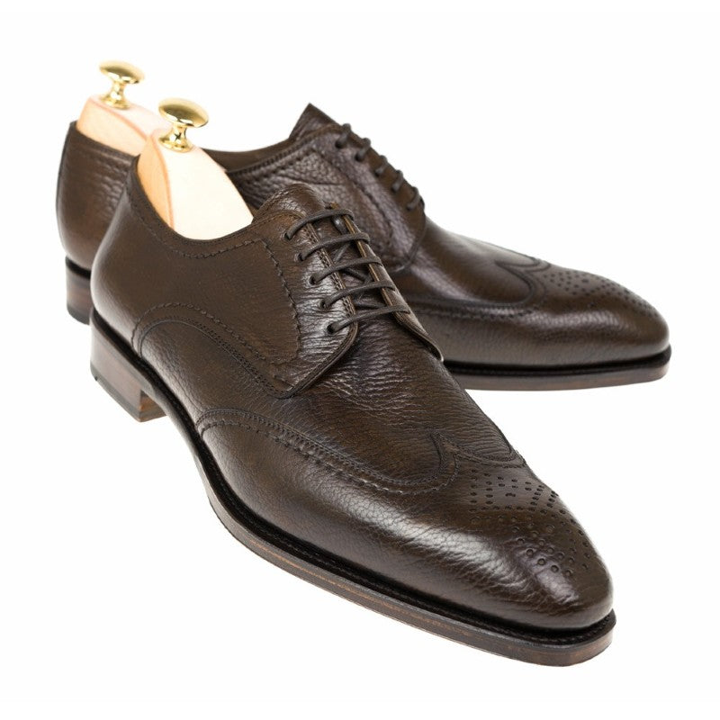 Carmina Wingtip Derby Shoes 80571 Simpson Chestnut