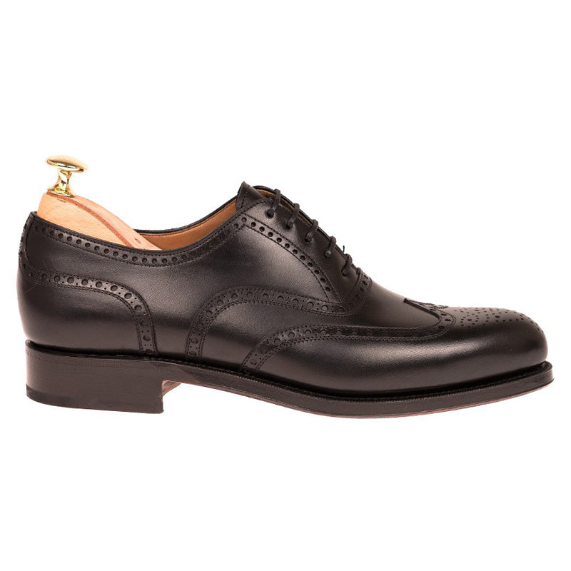 Carmina Wingtip Oxfords 731 Forest Black