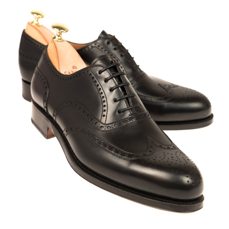 Carmina Wingtip Oxfords 731 Forest Black