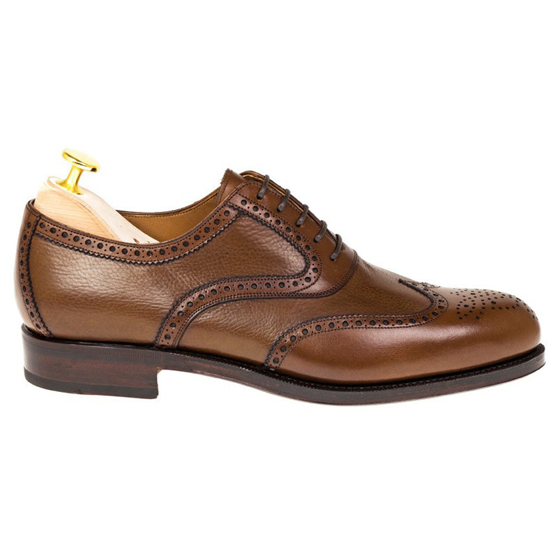 Carmina Wingtip Oxfords 80506 Forest Brown