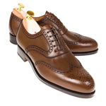 Carmina Wingtip Oxfords 80506 Forest Brown