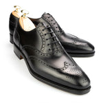 Carmina Wingtip Oxfords 922 Rain Black