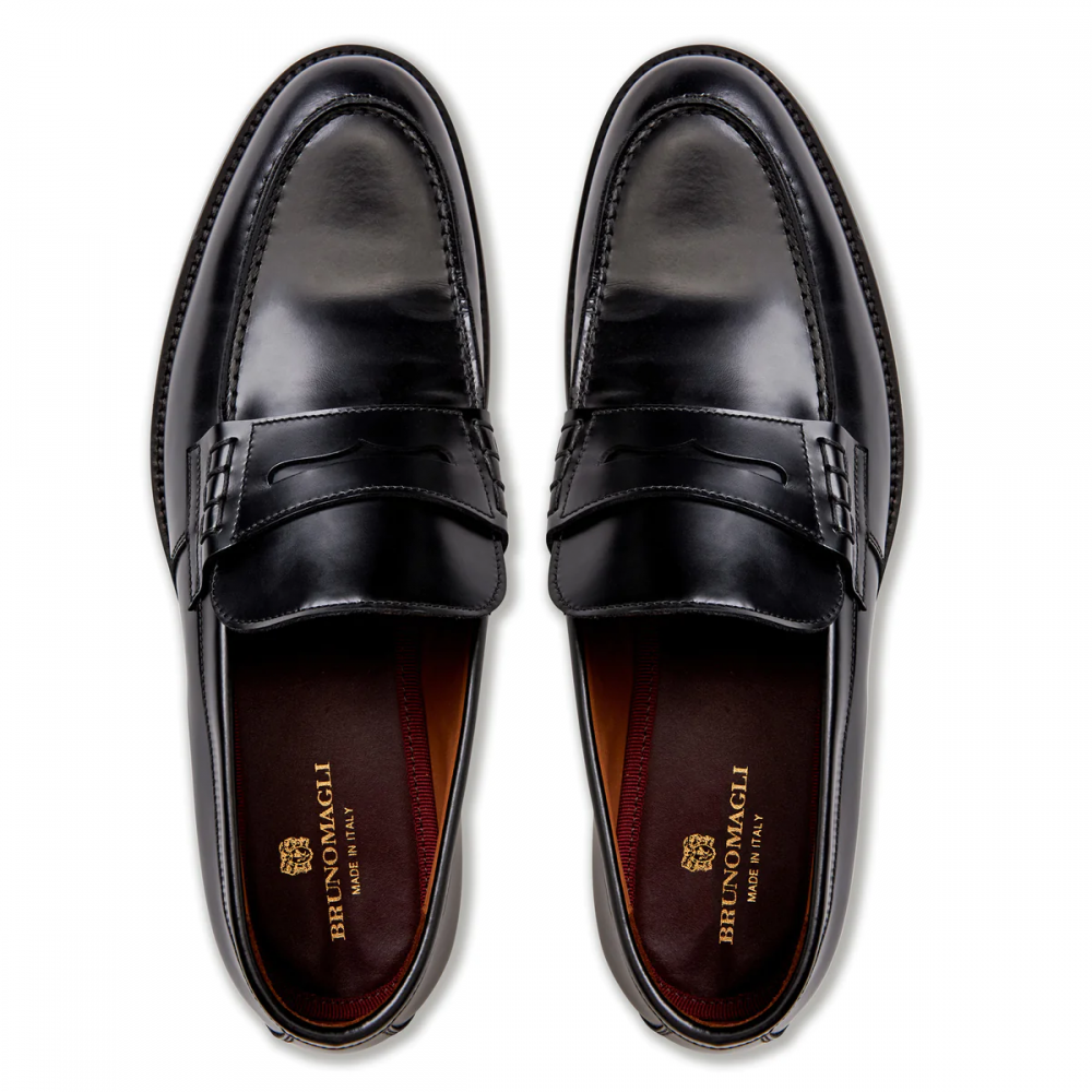 Bruno Magli Carter Casual Leather Loafer Black