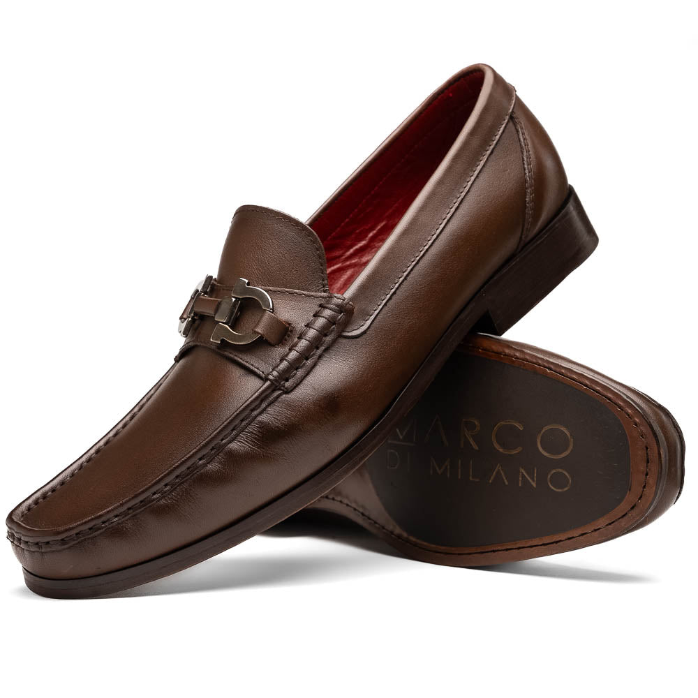 Marco Di Milano Cassarano Calf Bit Loafer Brown