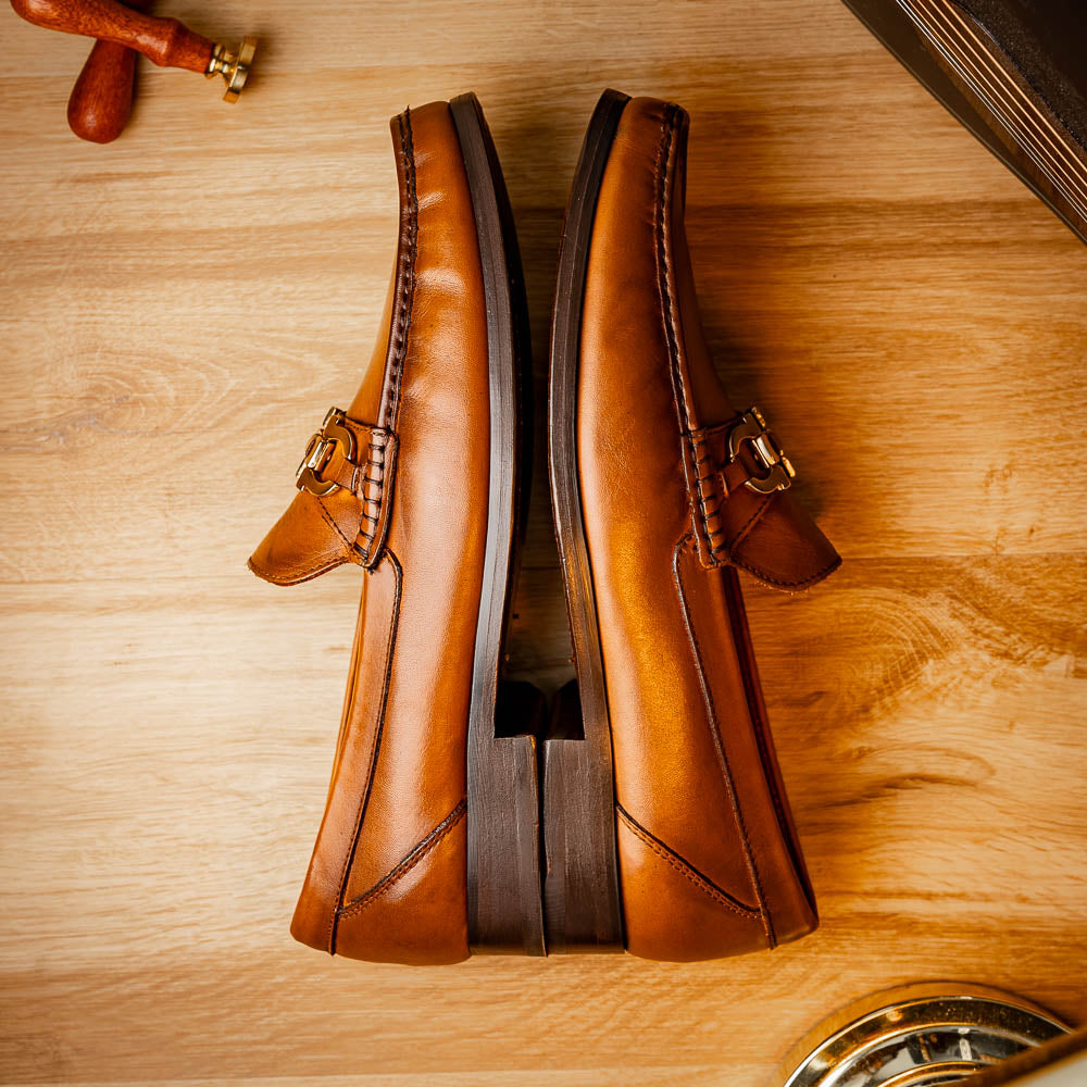 Marco Di Milano Cassarano Calf Bit Loafer Honey