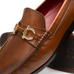 Marco Di Milano Cassarano Calf Bit Loafer Honey
