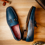 Marco Di Milano Cassarano Calf Bit Loafer Navy